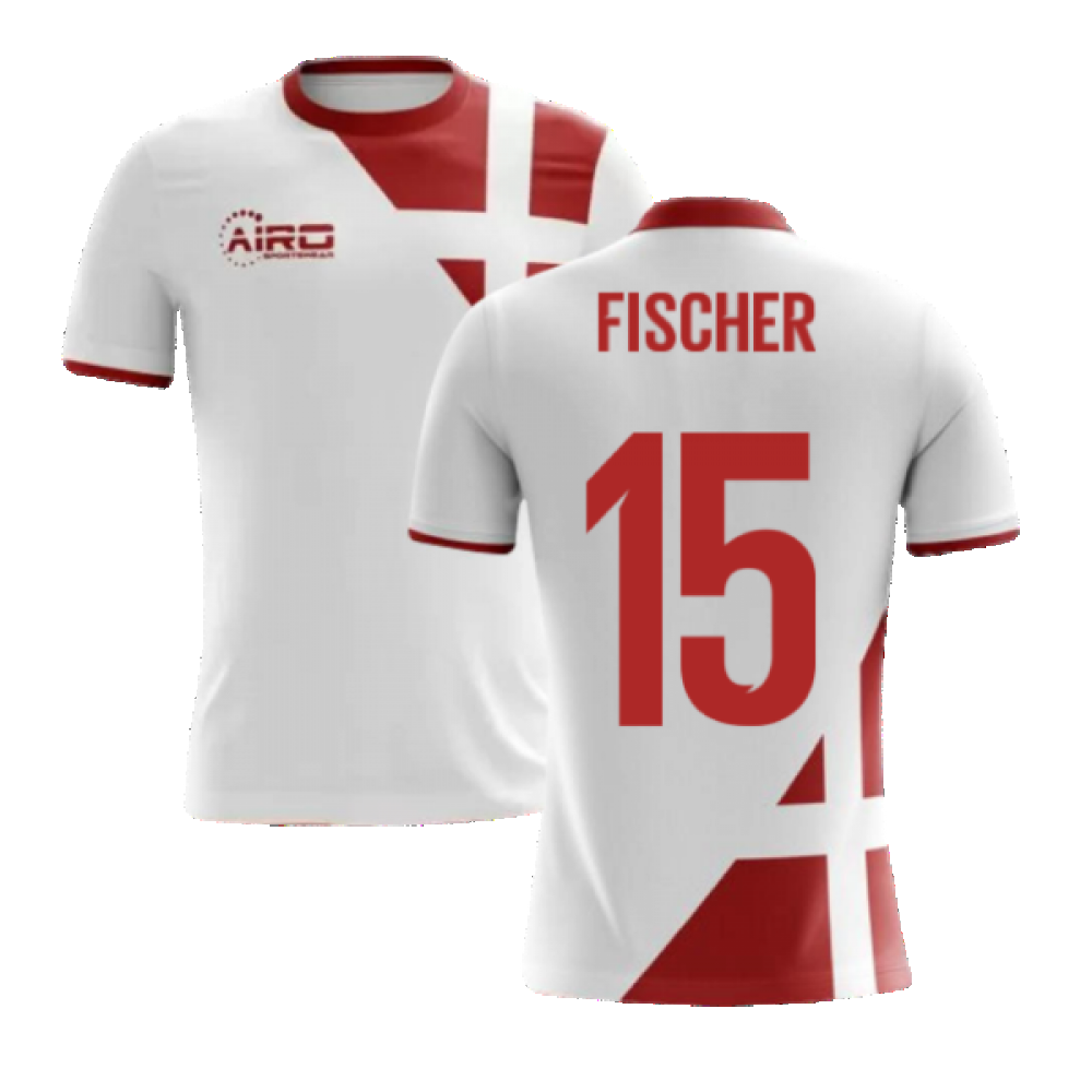 2024-2025 Denmark Away Concept Football Shirt (Fischer 15) - Kids