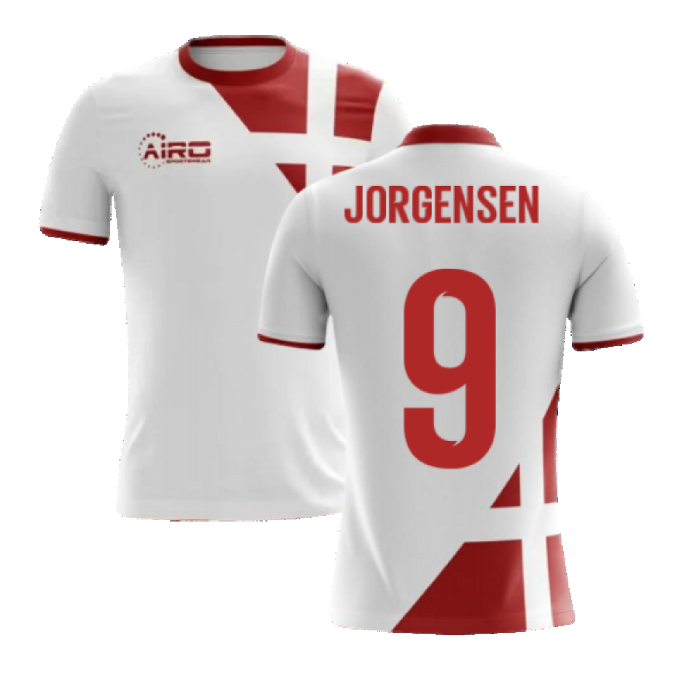 2024-2025 Denmark Away Concept Football Shirt (Jorgensen 9)