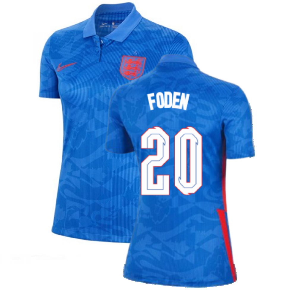 2020-2021 England Away Shirt (Ladies) (Foden 20)