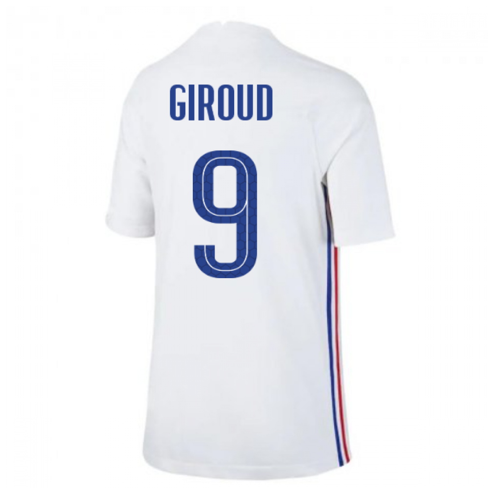 2020-2021 France Away Nike Football Shirt (Kids) (GIROUD 9)