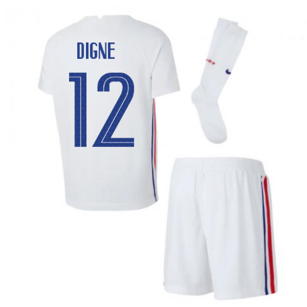 2020-2021 France Away Nike Little Boys Mini Kit (Digne 12)