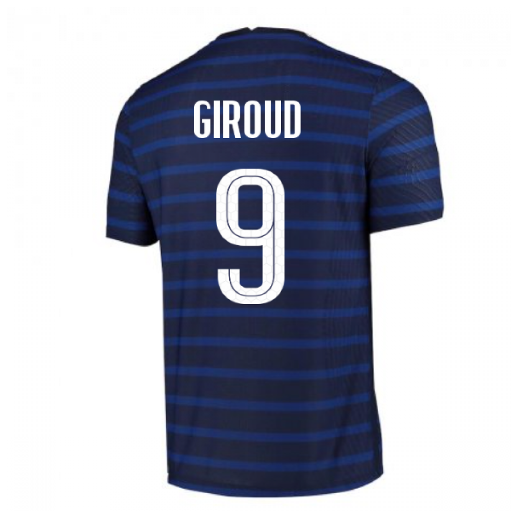 2020-2021 France Home Nike Vapor Match Shirt (GIROUD 9)