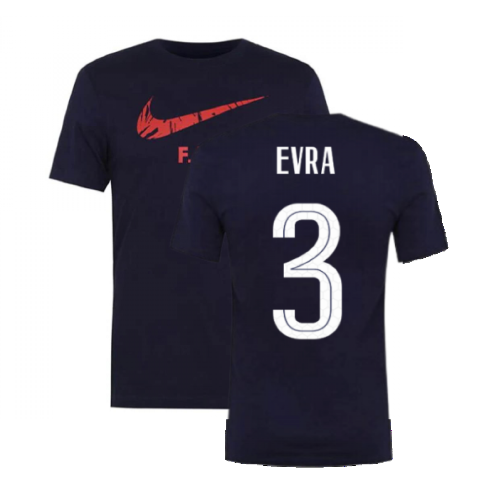 2020-2021 France Nike Ground Tee (Obsidian) (EVRA 3)