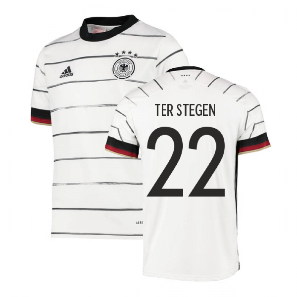 2020-2021 Germany Home Adidas Football Shirt (Kids) (TER STEGEN 22)