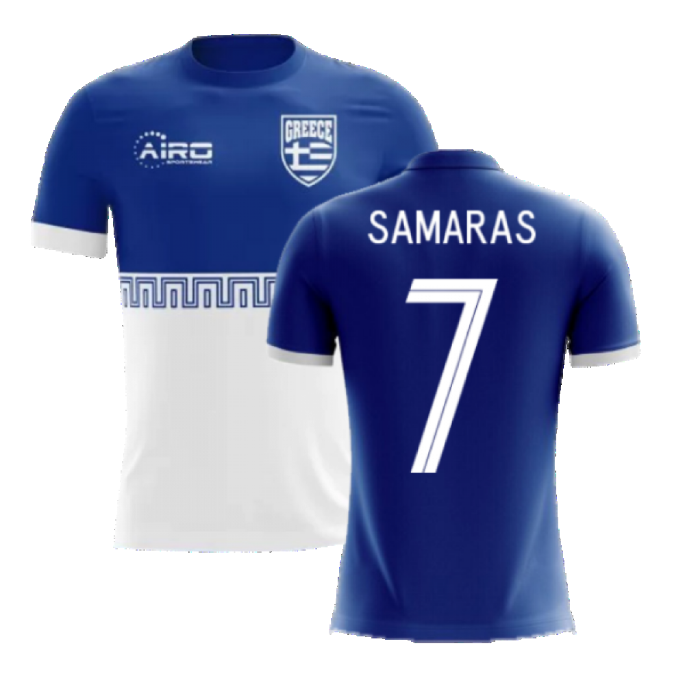 2024-2025 Greece Away Concept Football Shirt (SAMARAS 7) - Kids