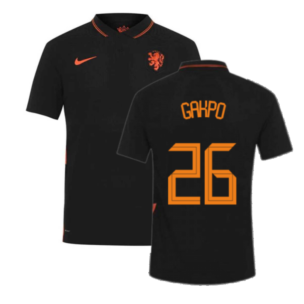 2020-2021 Holland Away Nike Vapor Match Shirt (GAKPO 26)