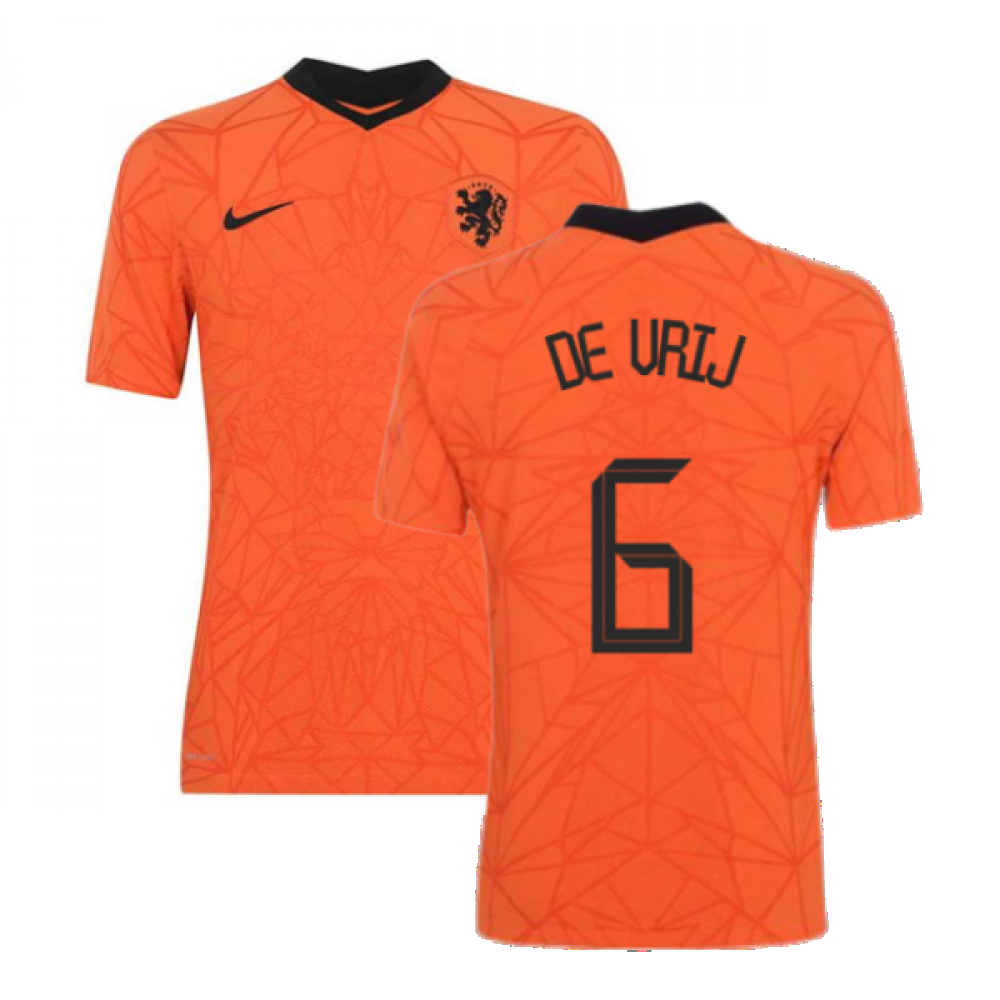 2020-2021 Holland Home Nike Vapor Match Shirt (DE VRIJ 6)