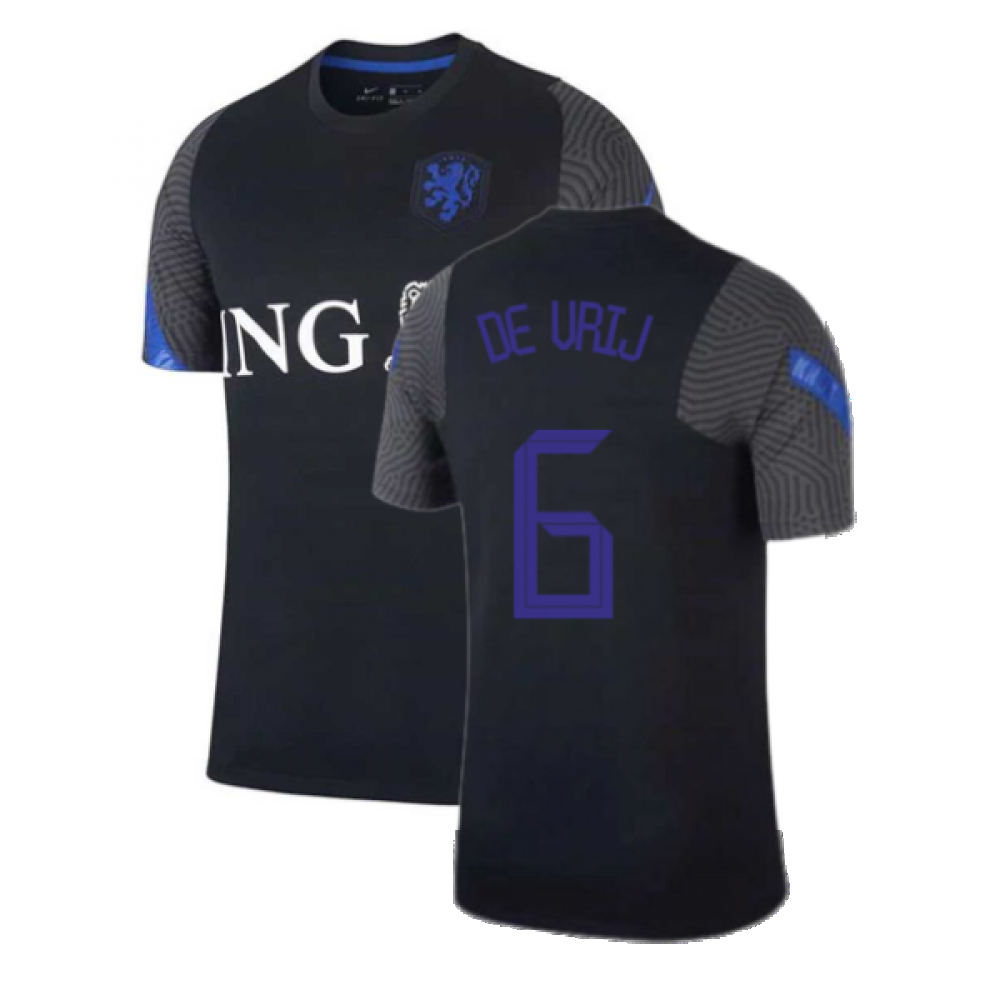 2020-2021 Holland Nike Training Shirt (Black) - Kids (DE VRIJ 6)