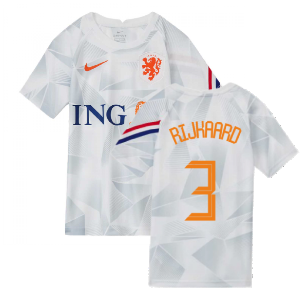 2020-2021 Holland Pre-Match Training Shirt (White) - Kids (RIJKAARD 3)