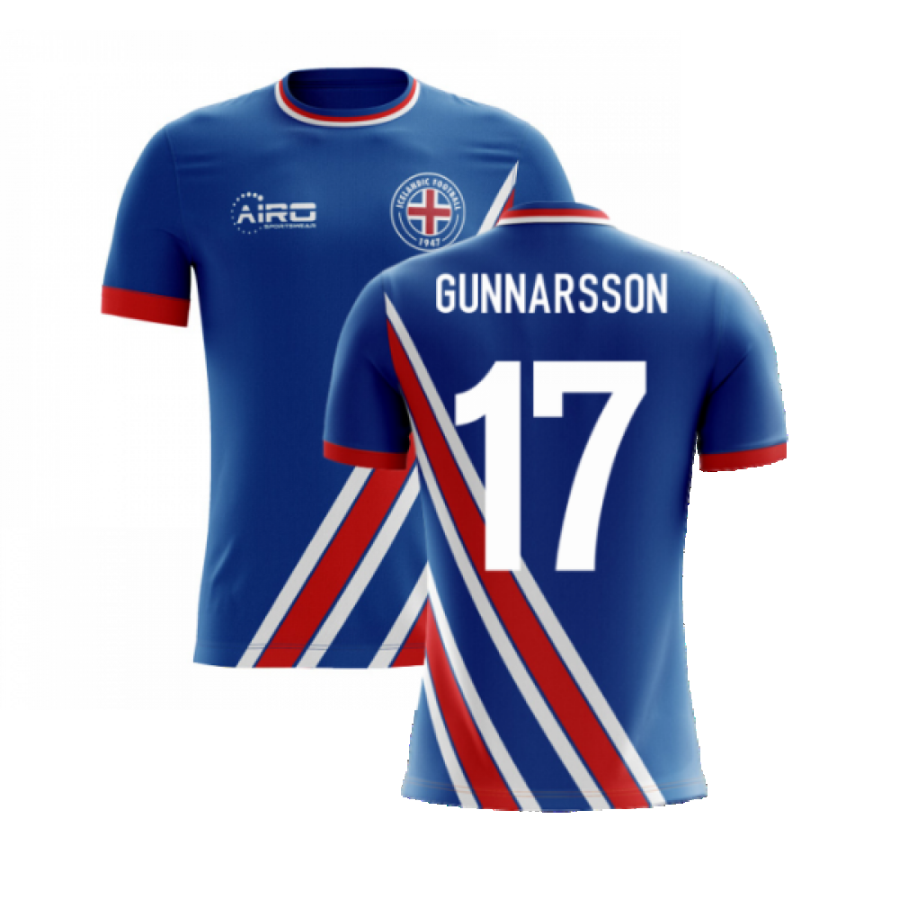 2024-2025 Iceland Airo Concept Home Shirt (Gunnarsson 17) - Kids