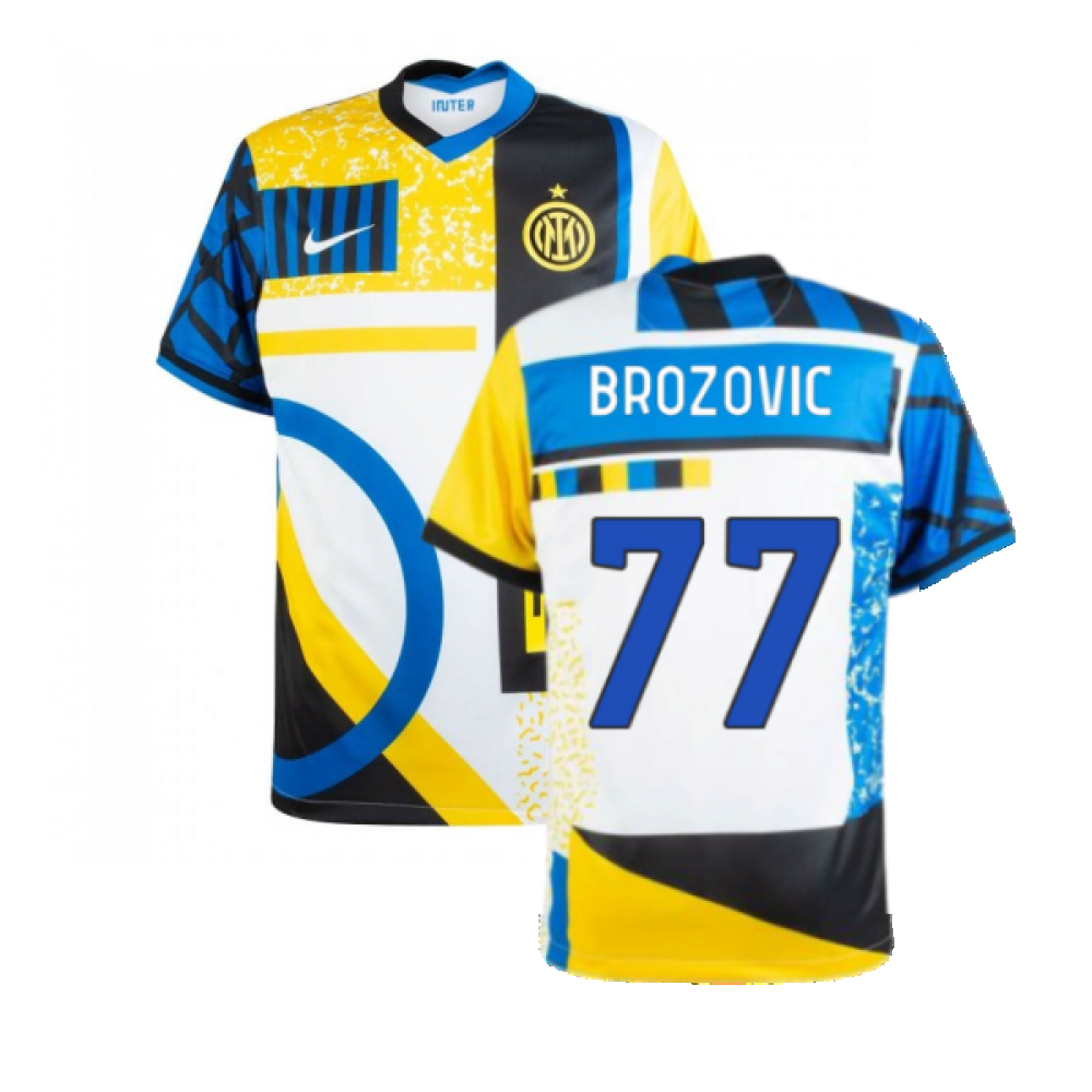 2020-2021 Inter Milan Fourth Shirt (Kids) (BROZOVIC 77)