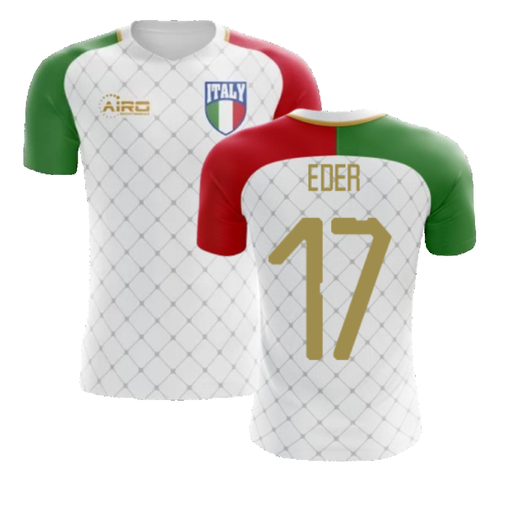 2024-2025 Italy Away Concept Football Shirt (Eder 17) - Kids