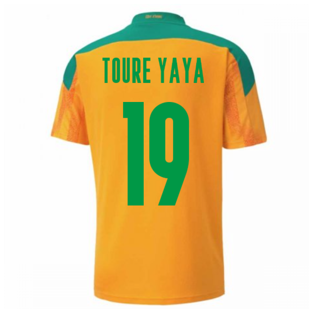 2020-2021 Ivory Coast Home Shirt (TOURE YAYA 19)