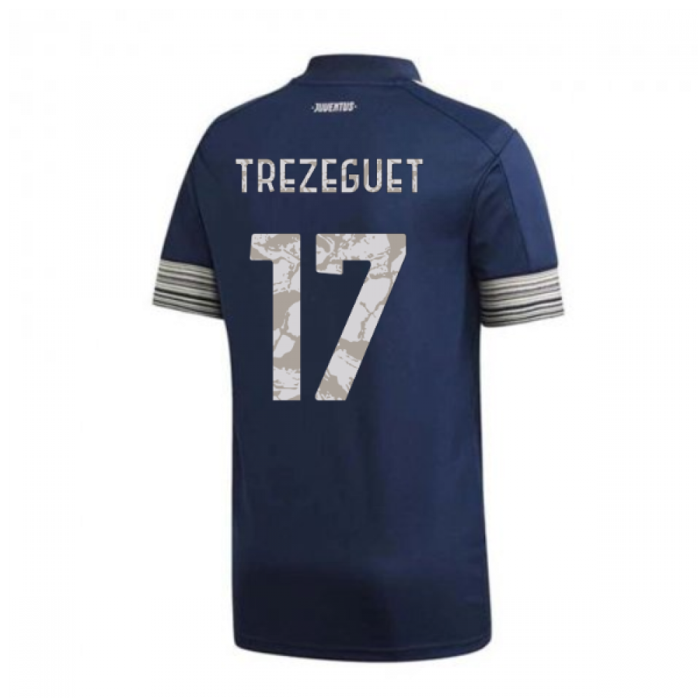 2020-2021 Juventus Adidas Away Football Shirt (TREZEGUET 17)