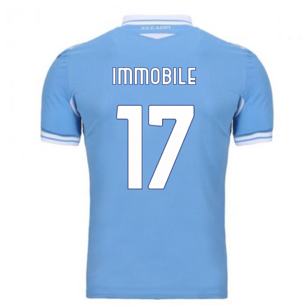 2020-2021 Lazio Home Shirt (Immobile 17)