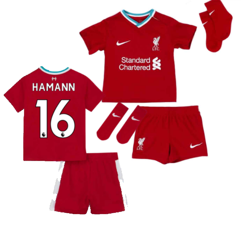 2020-2021 Liverpool Home Nike Baby Kit (HAMANN 16)