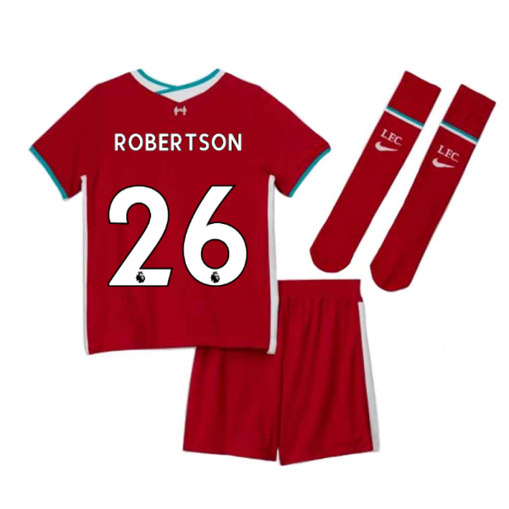 2020-2021 Liverpool Home Nike Little Boys Mini Kit (ROBERTSON 26)