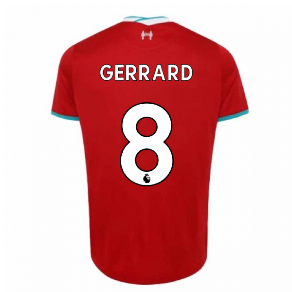 2020-2021 Liverpool Home Shirt (GERRARD 8)