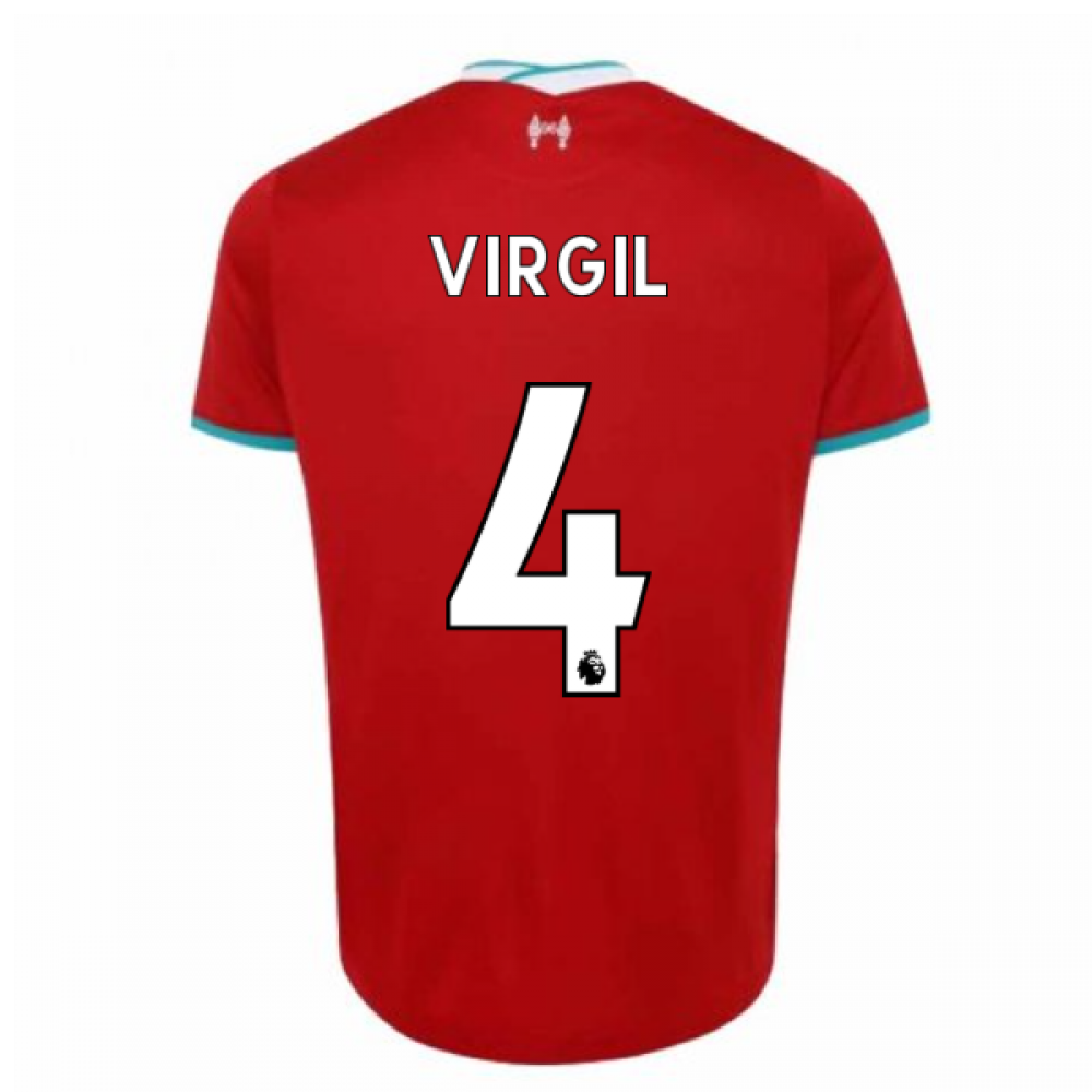 2020-2021 Liverpool Home Shirt (VIRGIL 4)