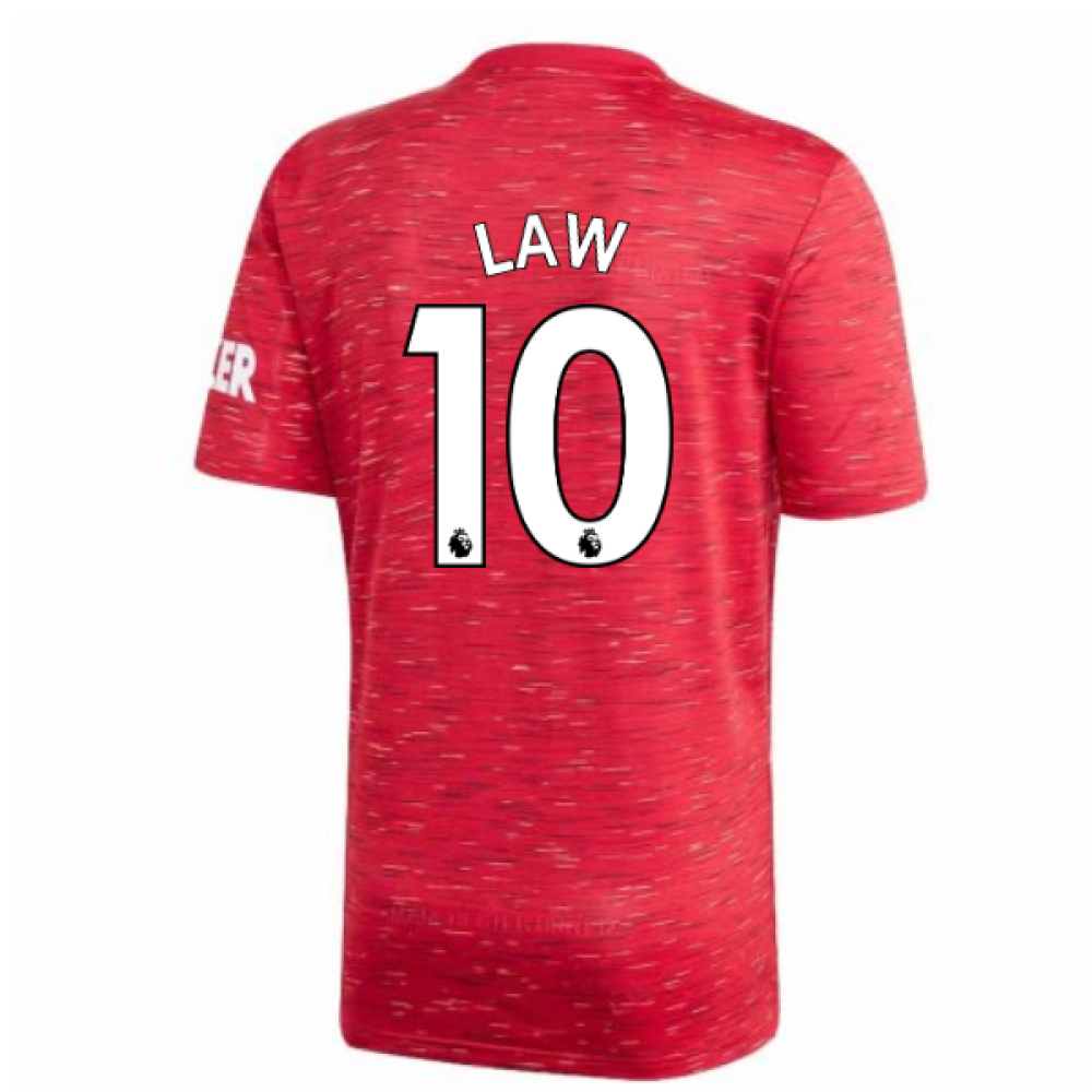 2020-2021 Man Utd Adidas Home Football Shirt (LAW 10)