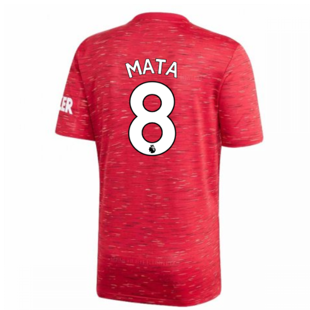 2020-2021 Man Utd Adidas Home Football Shirt (MATA 8)