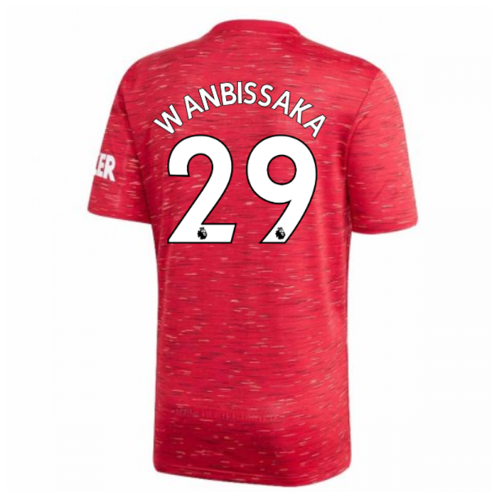 2020-2021 Man Utd Adidas Home Football Shirt (WAN-BISSAKA 29)