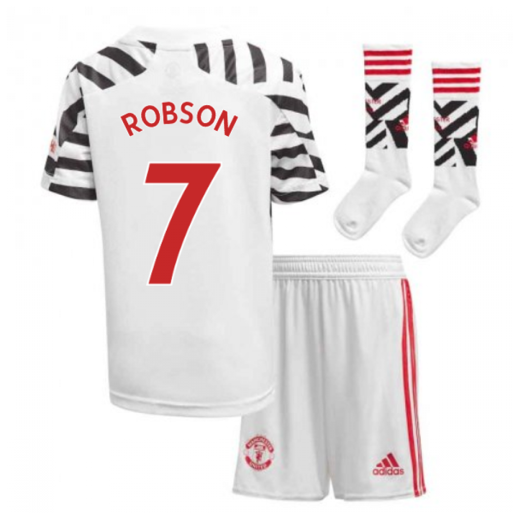 2020-2021 Man Utd Adidas Third Little Boys Mini Kit (ROBSON 7)