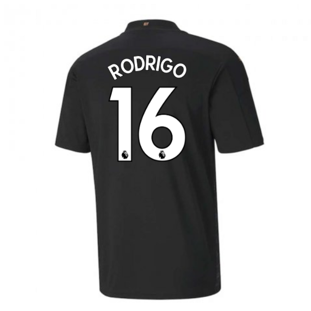 2020-2021 Manchester City Puma Away Football Shirt (RODRIGO 16)