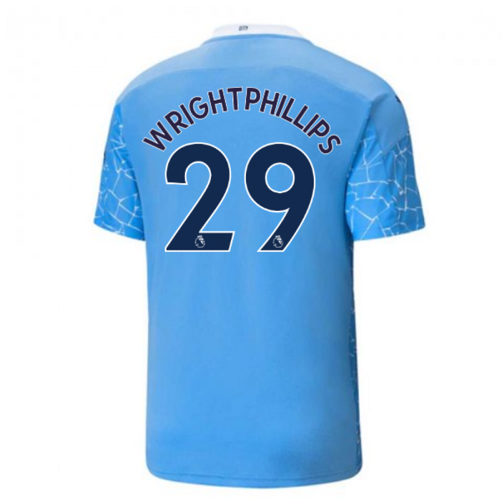 2020-2021 Manchester City Puma Home Football Shirt (WRIGHT-PHILLIPS 29)