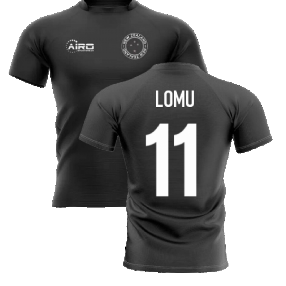 2024-2025 New Zealand Home Concept Rugby Shirt (Lomu 11)