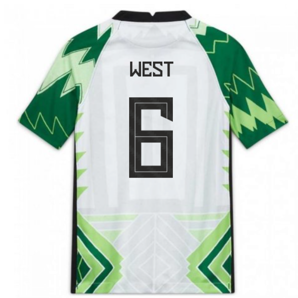 2020-2021 Nigeria Home Shirt (Kids) (WEST 6)