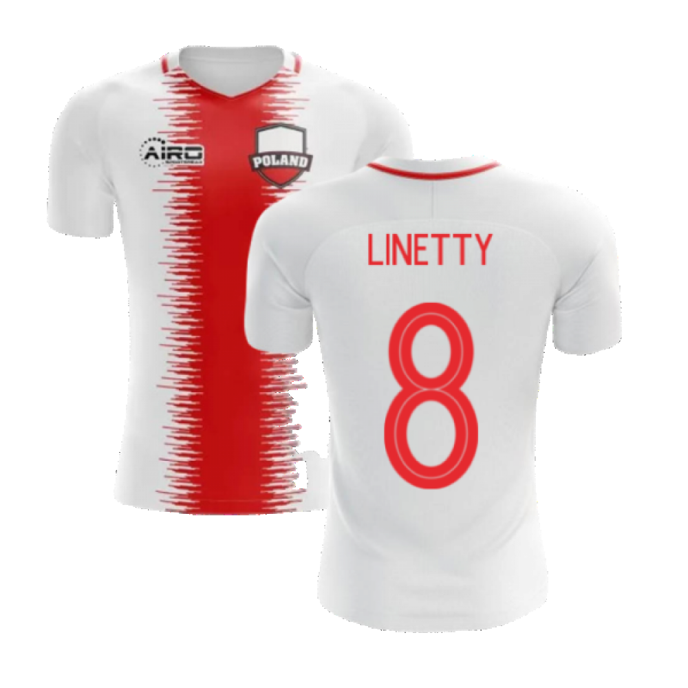 2024-2025 Poland Home Concept Football Shirt (Linetty 8)