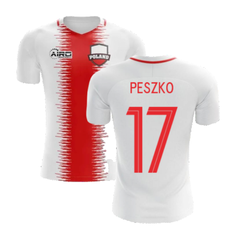 2024-2025 Poland Home Concept Football Shirt (Peszko 17) - Kids