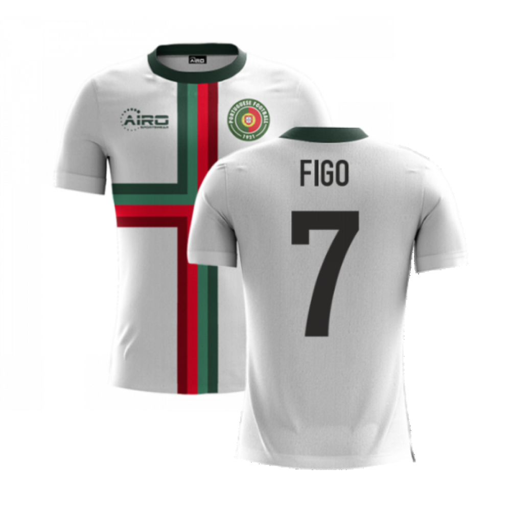 2024-2025 Portugal Airo Concept Away Shirt (Figo 7) - Kids