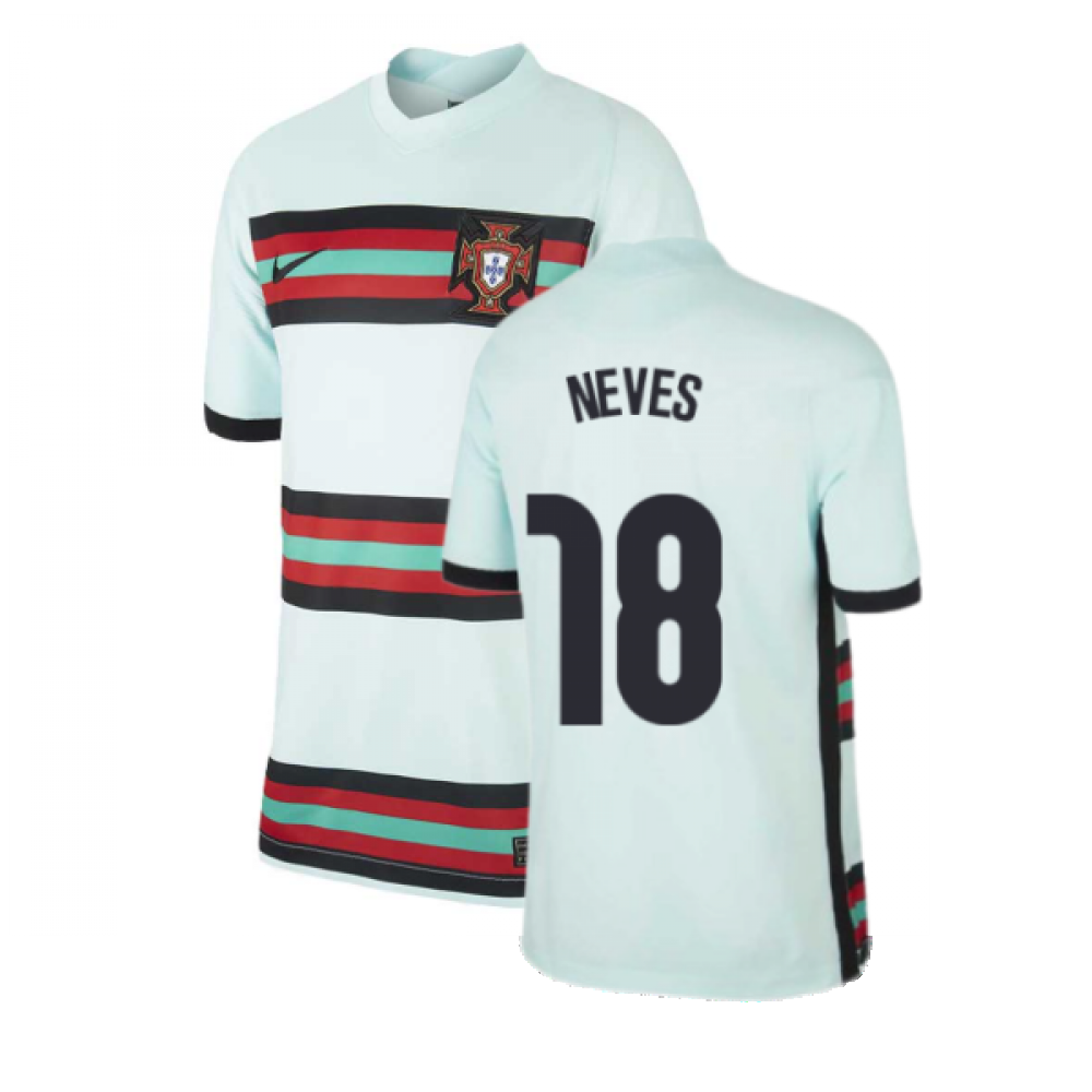 2020-2021 Portugal Away Nike Football Shirt (Kids) (Neves 18)