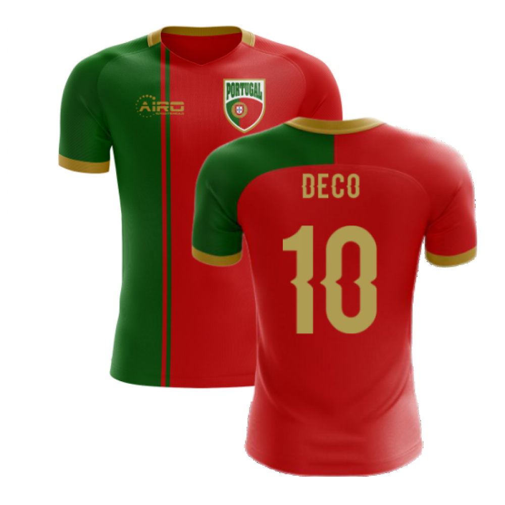 2024-2025 Portugal Flag Home Concept Football Shirt (Deco 10)