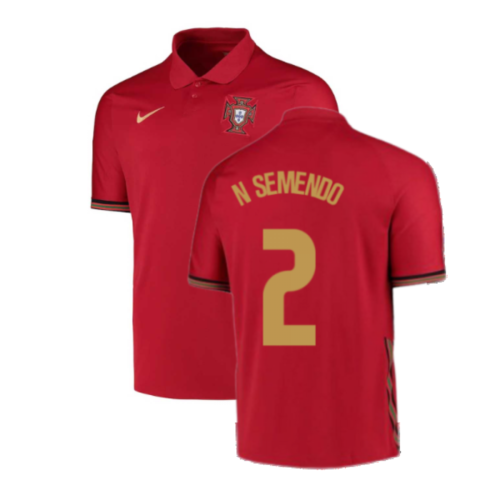 2020-2021 Portugal Home Nike Football Shirt (N.SEMENDO 2)