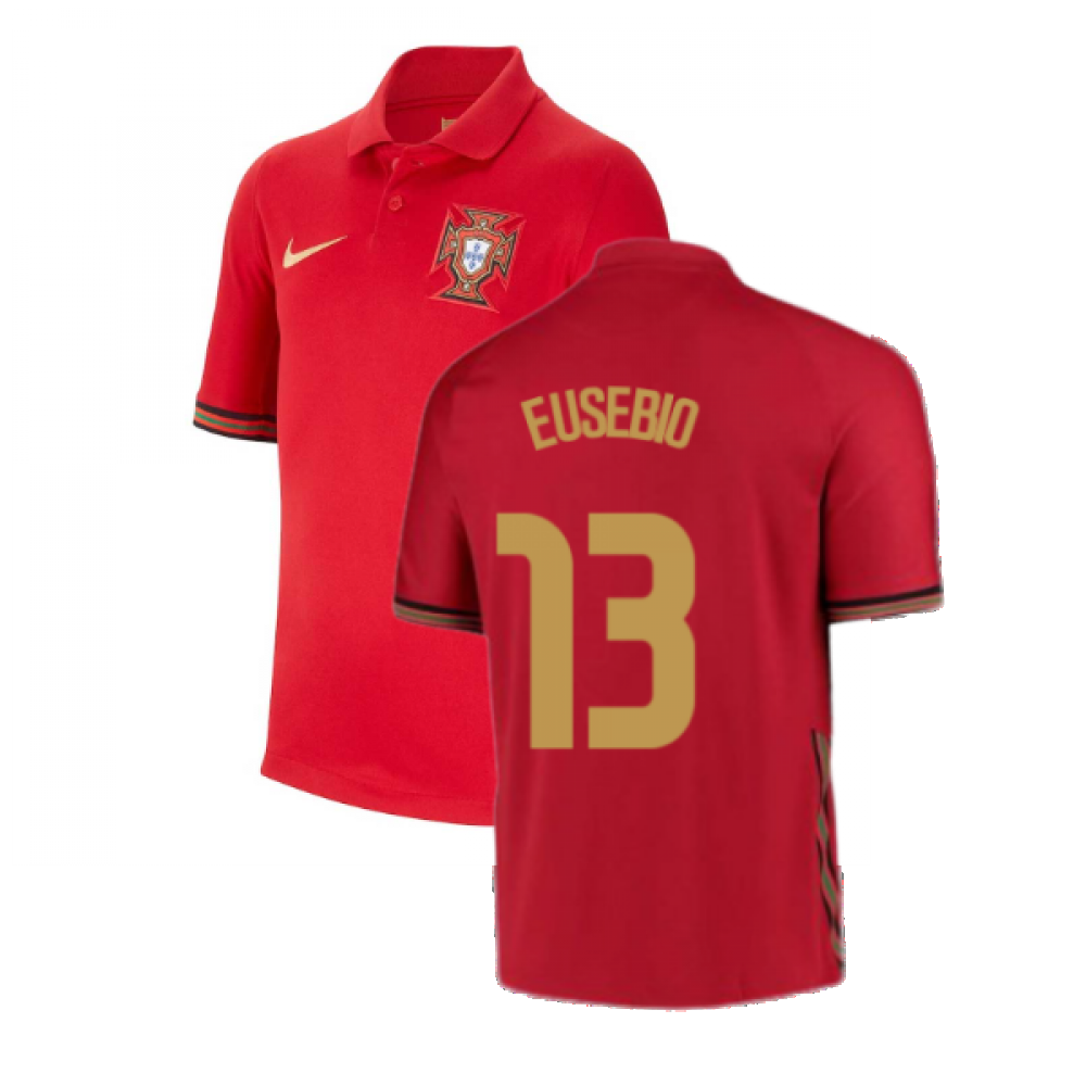 2020-2021 Portugal Home Nike Shirt (Kids) (EUSEBIO 13)