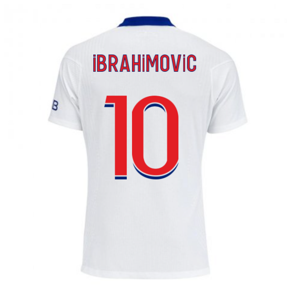 2020-2021 PSG Authentic Vapor Match Away Nike Shirt (IBRAHIMOVIC 10)