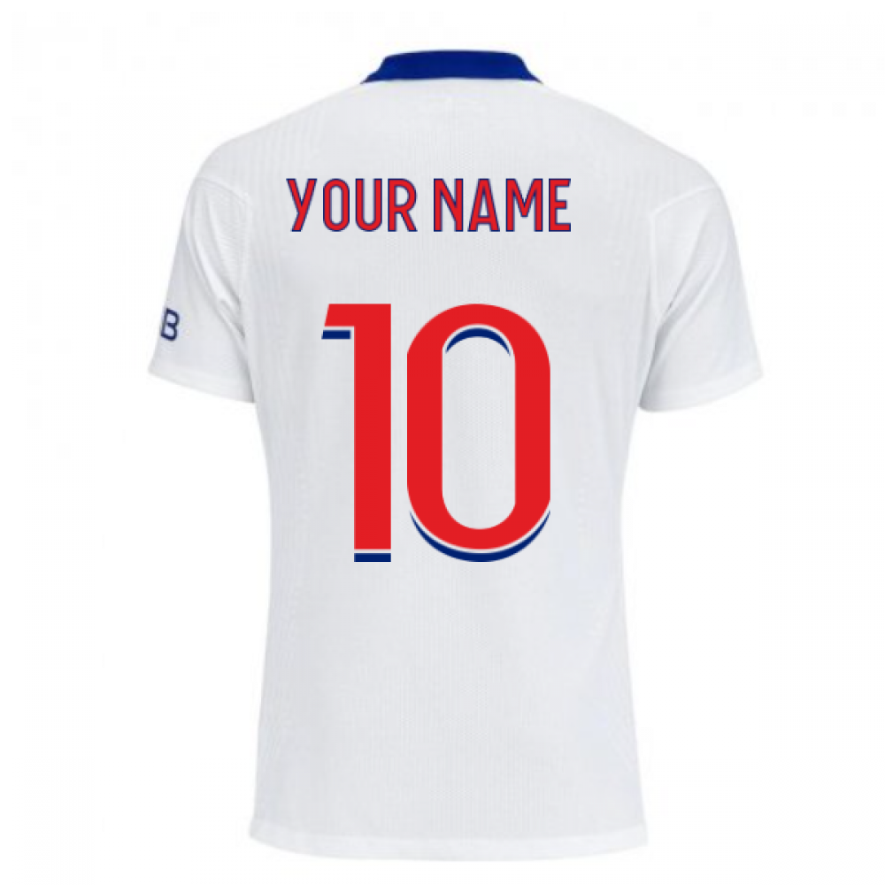 2020-2021 PSG Authentic Vapor Match Away Nike Shirt (Your Name)