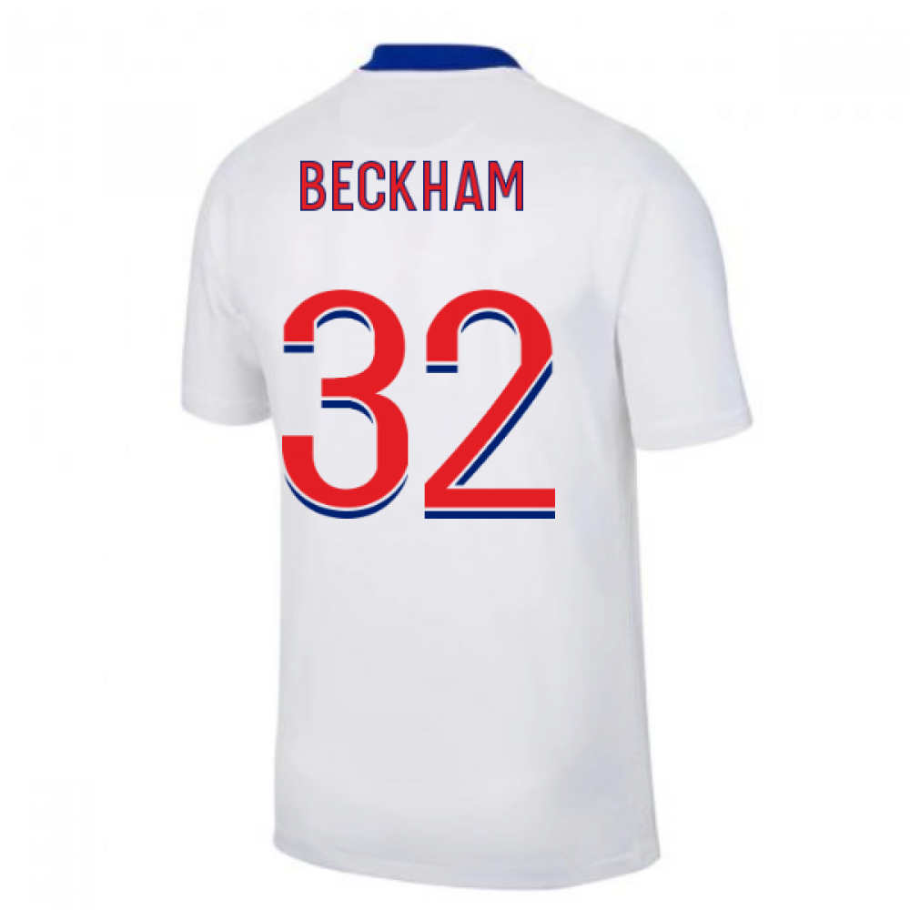 2020-2021 PSG Away Nike Football Shirt (BECKHAM 32)