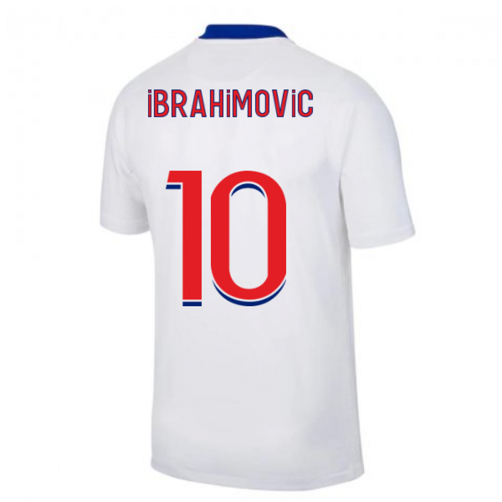 2020-2021 PSG Away Nike Football Shirt (IBRAHIMOVIC 10)