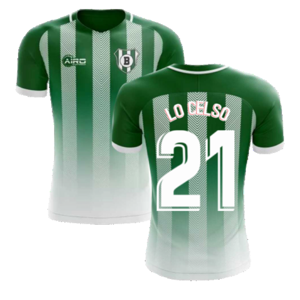 2020-2021 Real Betis Home Concept Football Shirt (Lo Celso 21) - Kids