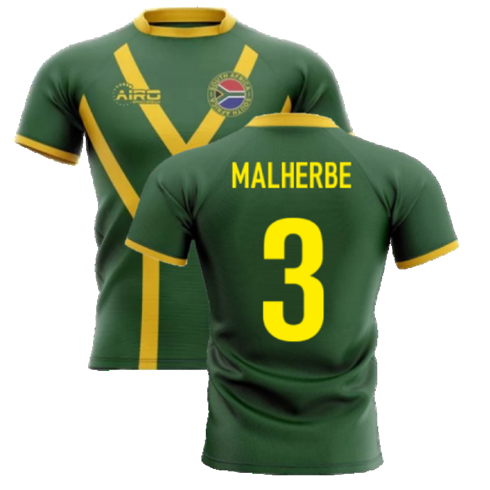 2024-2025 South Africa Springboks Flag Concept Rugby Shirt (Malherbe 3)