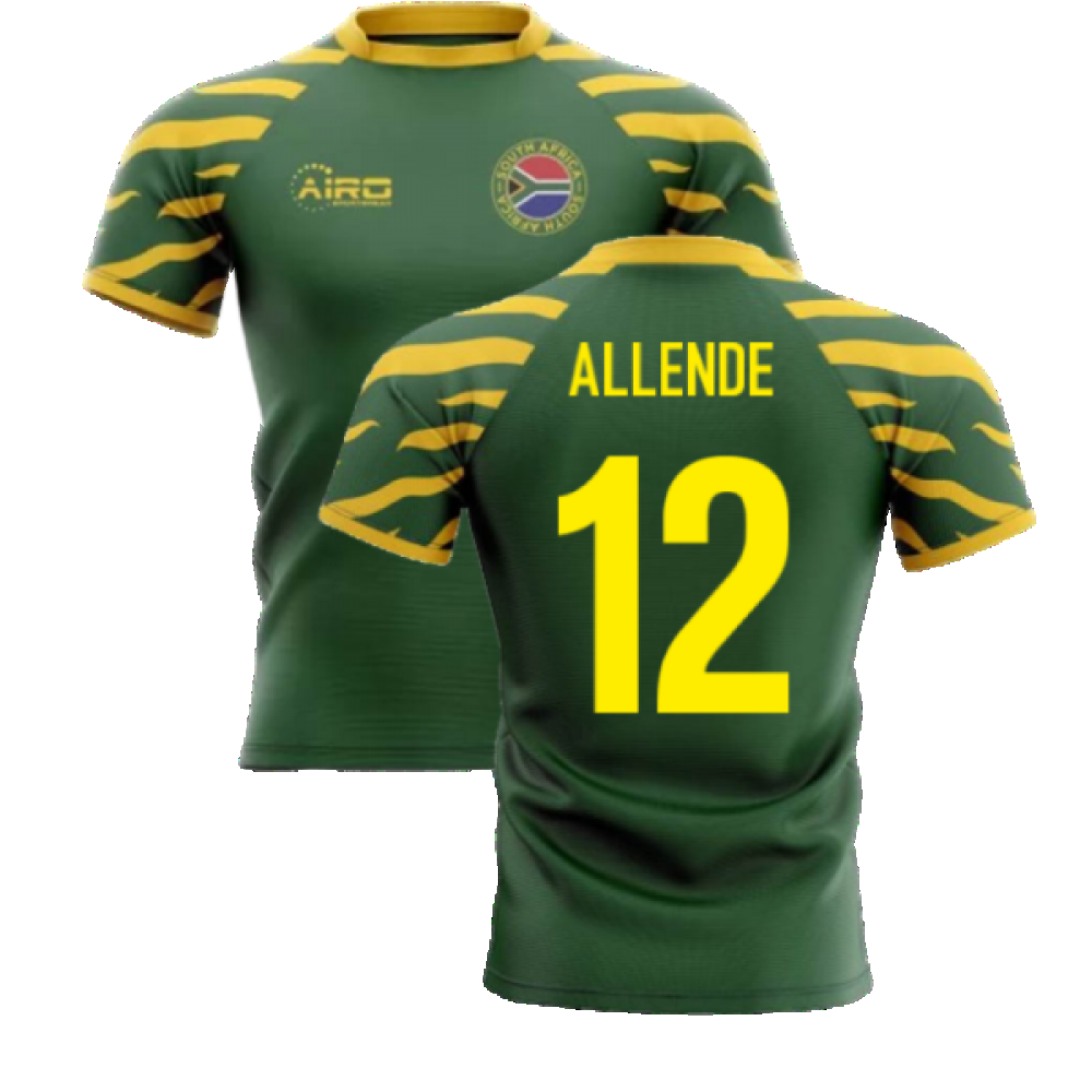 2024-2025 South Africa Springboks Home Concept Rugby Shirt (Allende 12)