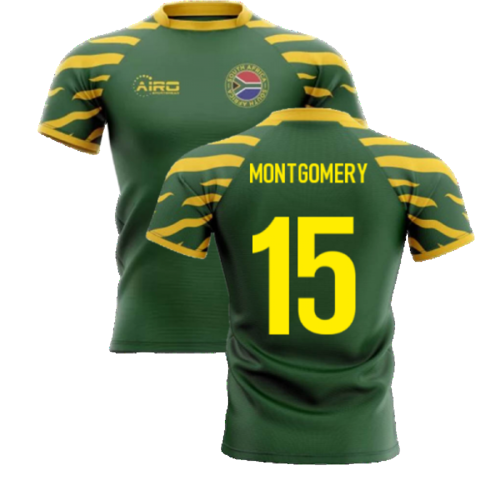 2024-2025 South Africa Springboks Home Concept Rugby Shirt (Montgomery 15)