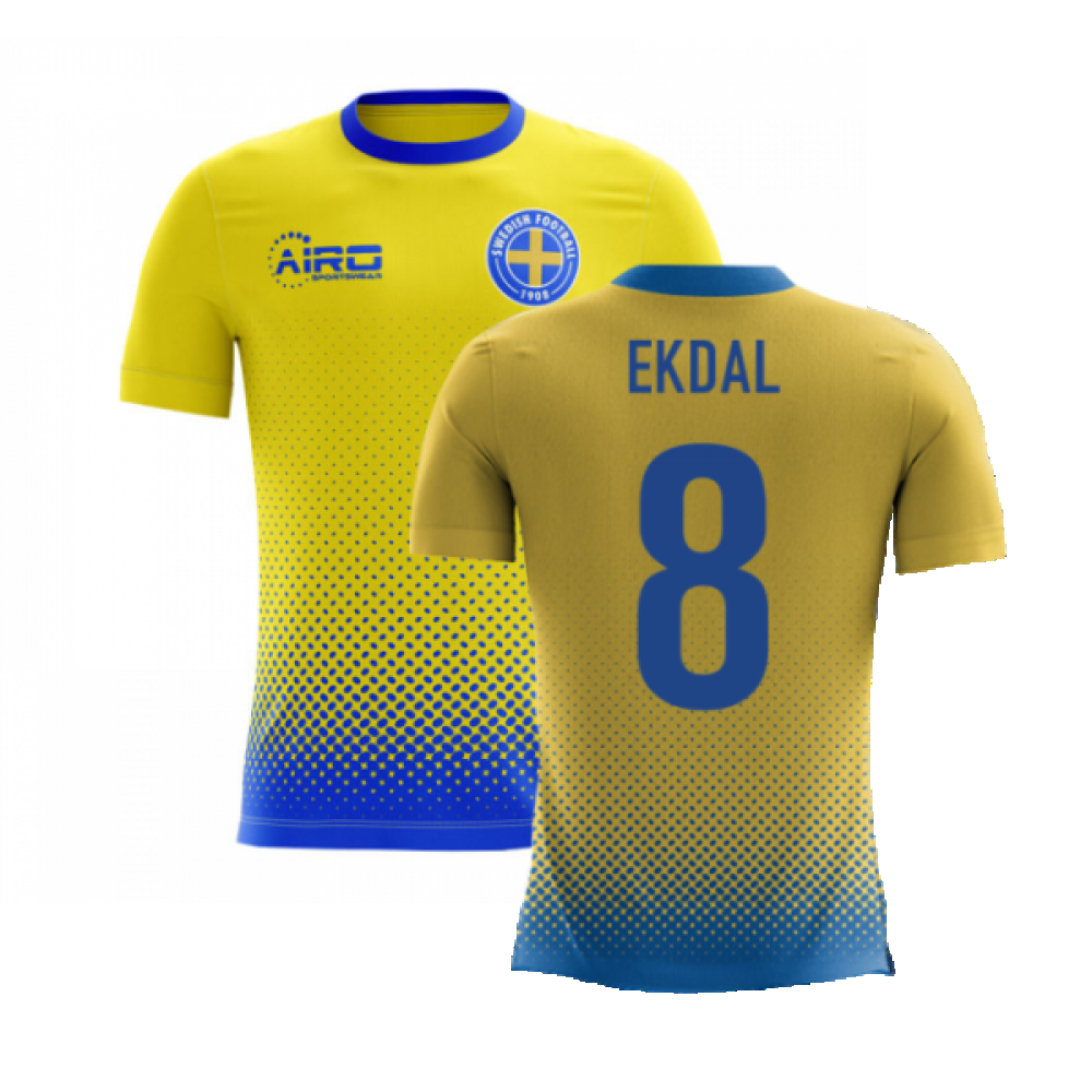 2024-2025 Sweden Airo Concept Home Shirt (Ekdal 8)