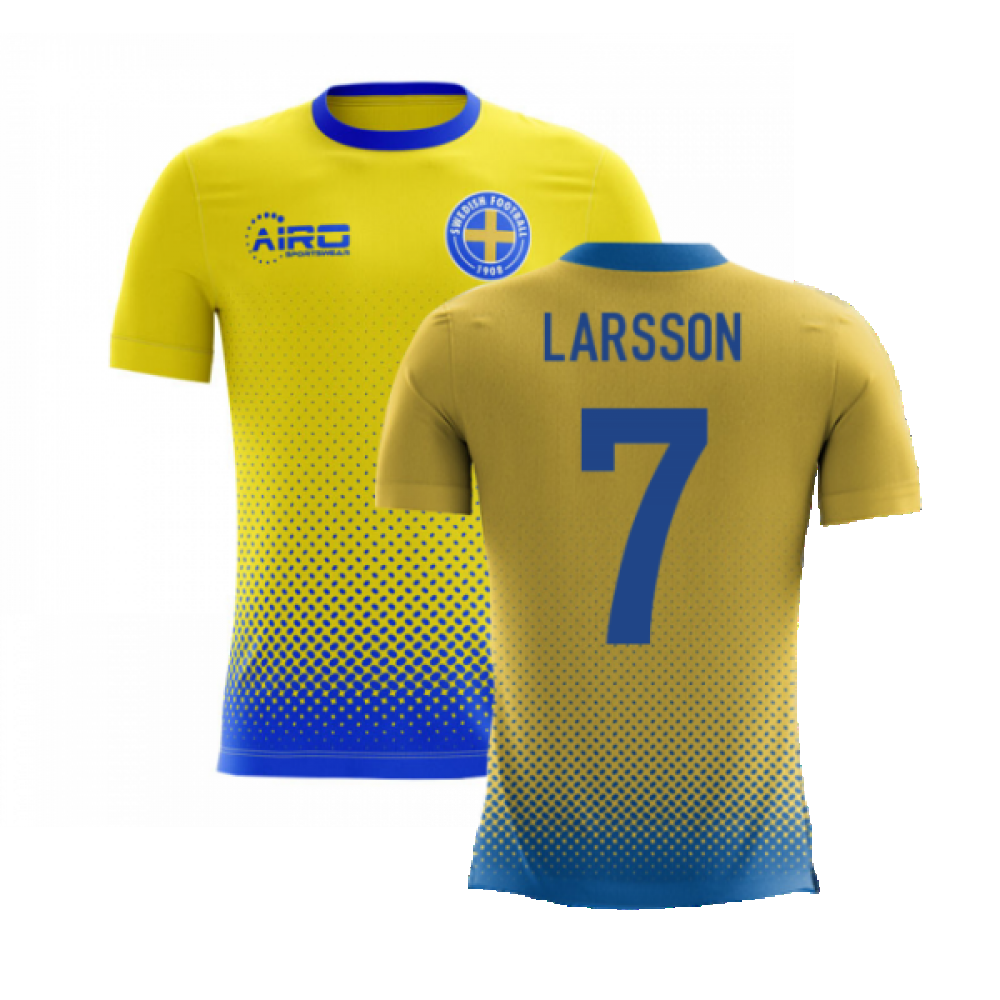 2024-2025 Sweden Airo Concept Home Shirt (Larsson 7)