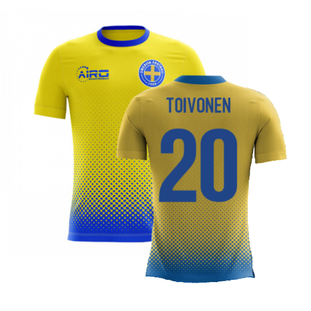 2024-2025 Sweden Airo Concept Home Shirt (Toivonen 20)