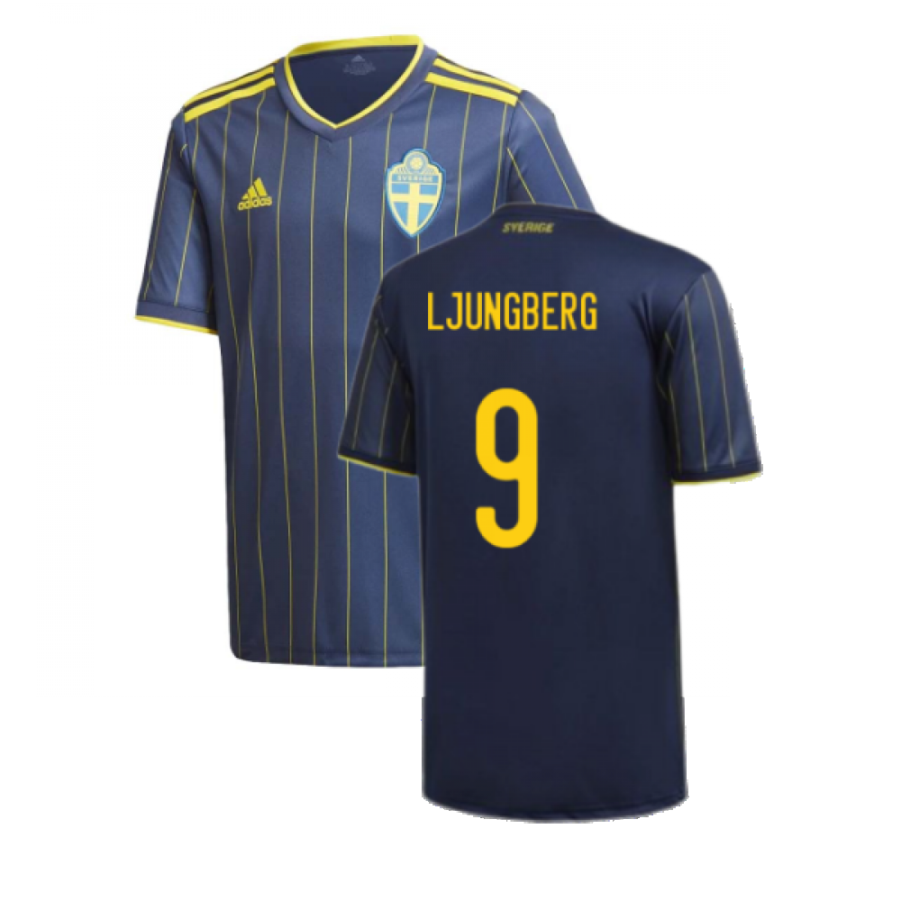 2020-2021 Sweden Away Shirt (Kids) (LJUNGBERG 9)